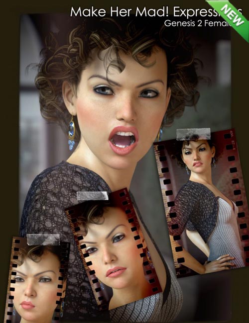 Make Her Mad Expressions for Genesis 2 Female(s)