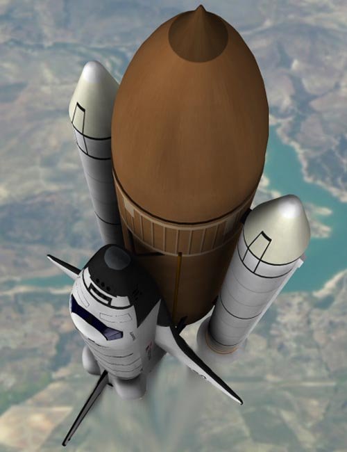 Space Shuttle Orbiter (Poser & OBJ)