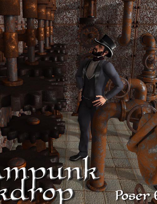 Steampunk Backdrop