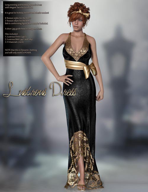 Dynamic Lustrous Dress