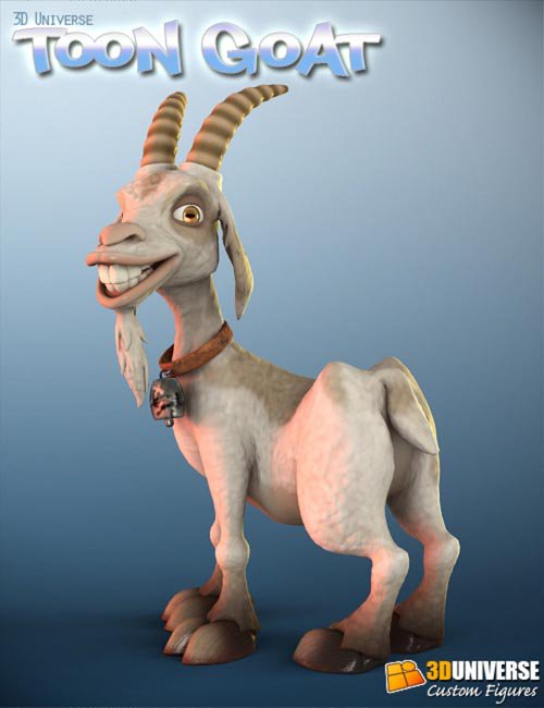 3D Universe Toon Goat