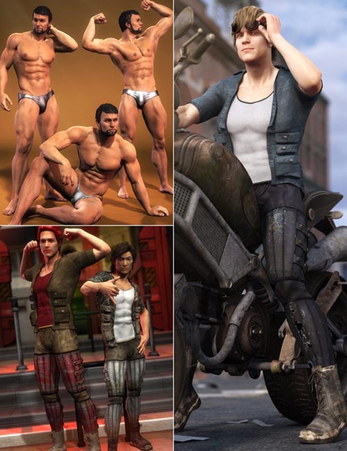 Buff Bundle for Genesis 2 Male(s) and Gianni 6