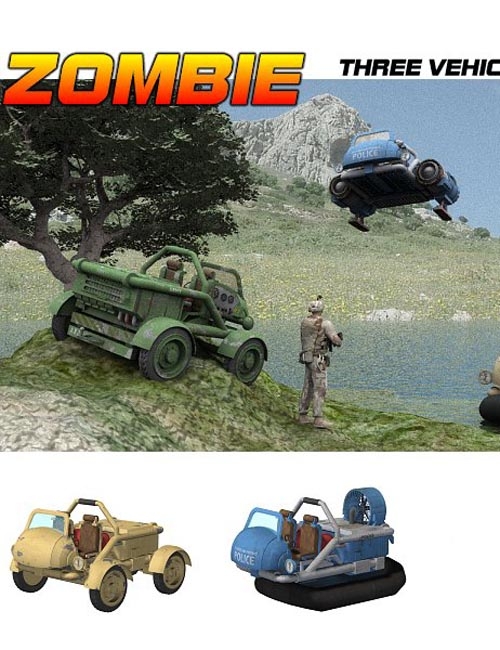 Zombie - MVP - 3 Vehicles in 1