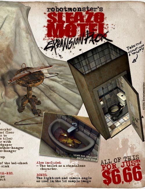 Robotmonster's Sleazo Motel Expansion Pack