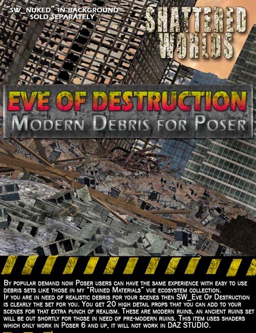 SW_ Eve of Destruction (Modern Ruins for Poser)