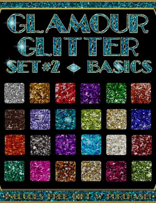BLING! GLAMOUR GLITTER Set 02 Basics