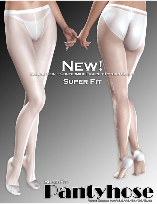 SuperFit: Pantyhose - White