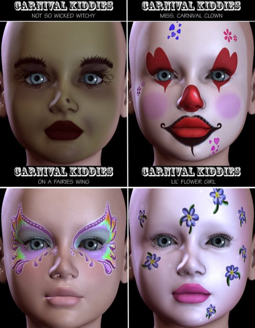 Painted Faces - Carnival Kiddies