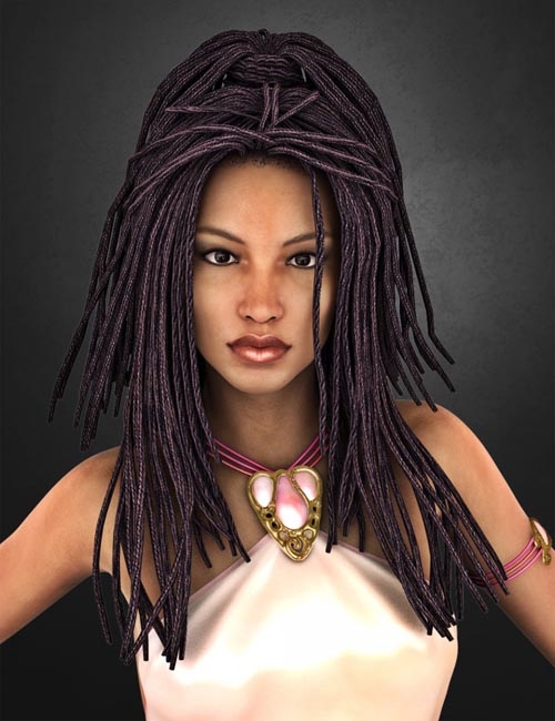 Medea Hair ADD-ON for Genesis 2 Female(s) and Victoria 4