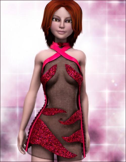 Pink Luv: Eternal Flame Dress for SuzyQ 2