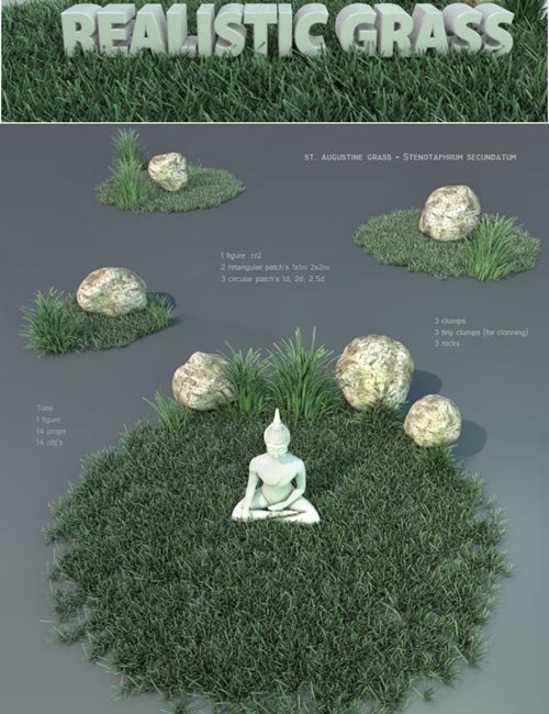 Realistic grass