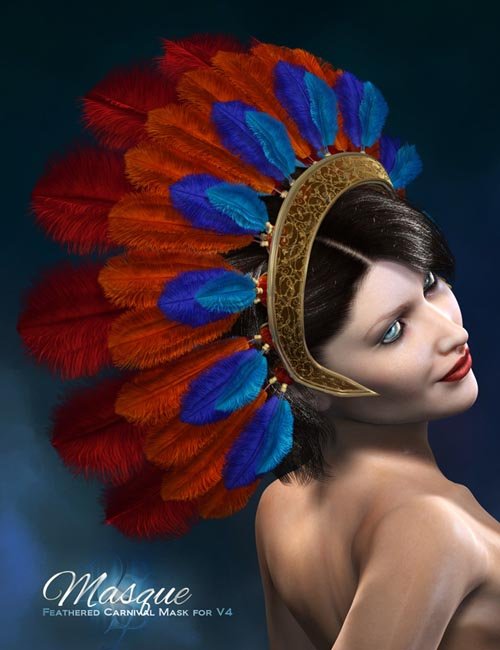 Masque: Feathered Mask for V4