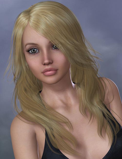 Lilyanne Hair for Genesis 2 Female(s) and Victoria 4