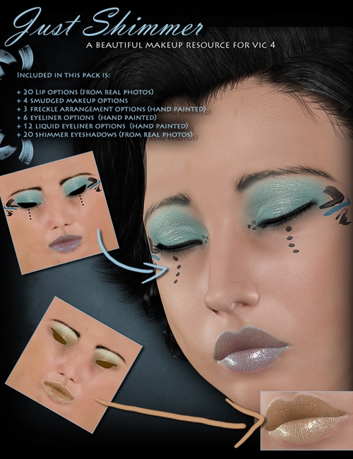 Shimmer makeup resource for V4