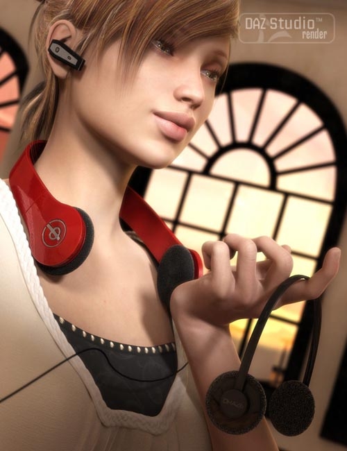 Wireless Headphones And Poses V4 M4 H4 A4 Daz3d And Poses