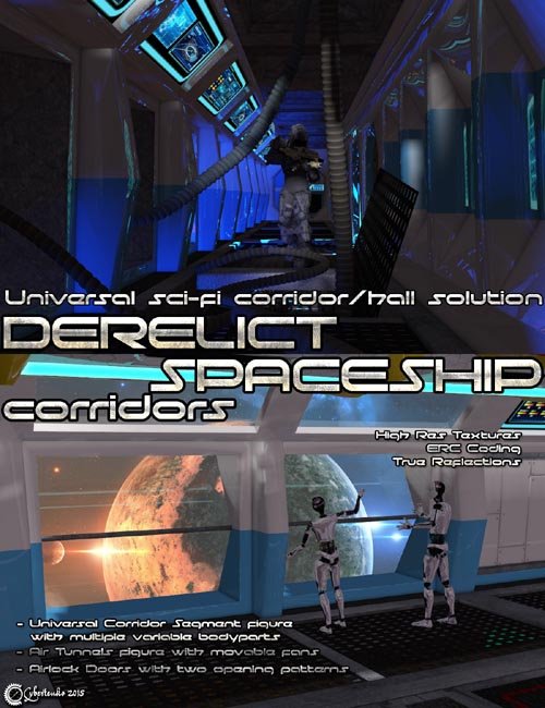 Derelict Spaceship: Corridors