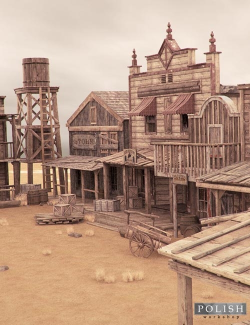 Western Town [ Iray UPDATED ]