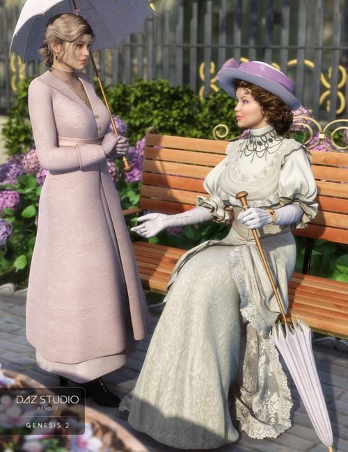Edwardian Accessories for Genesis 2 Female(s)