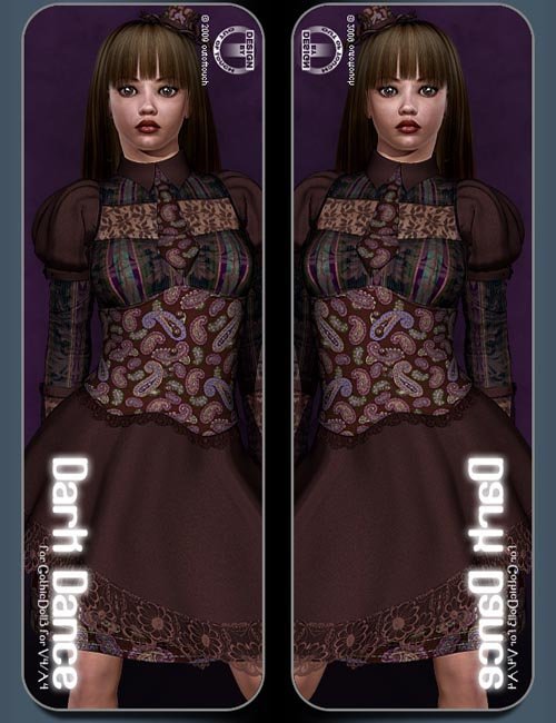 DARK DANCE for GothicDoll3 for V4/A4 by aoaio