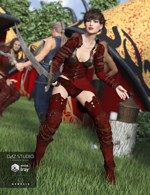Red Talon for Genesis 3 Female(s) and Genesis 2 Female(s)