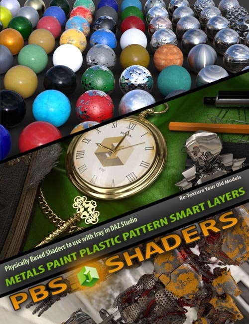 Mec4d PBS Shaders vol.1 for Iray
