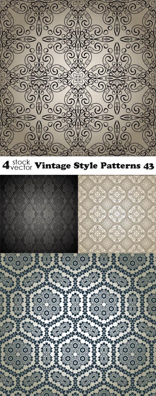 Vectors - Vintage Style Patterns 43