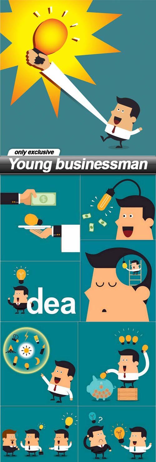 Young businessman - 10 EPS