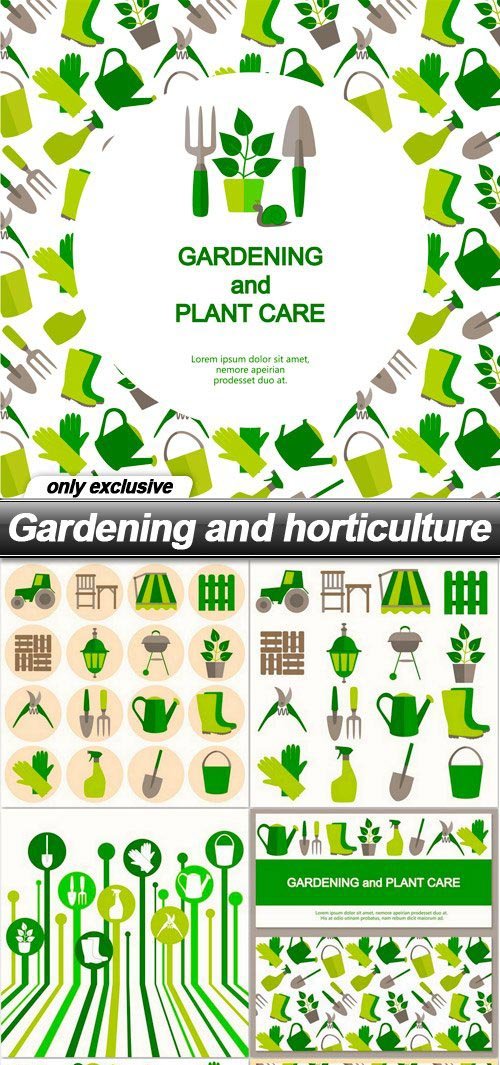 Gardening and horticulture - 7 EPS