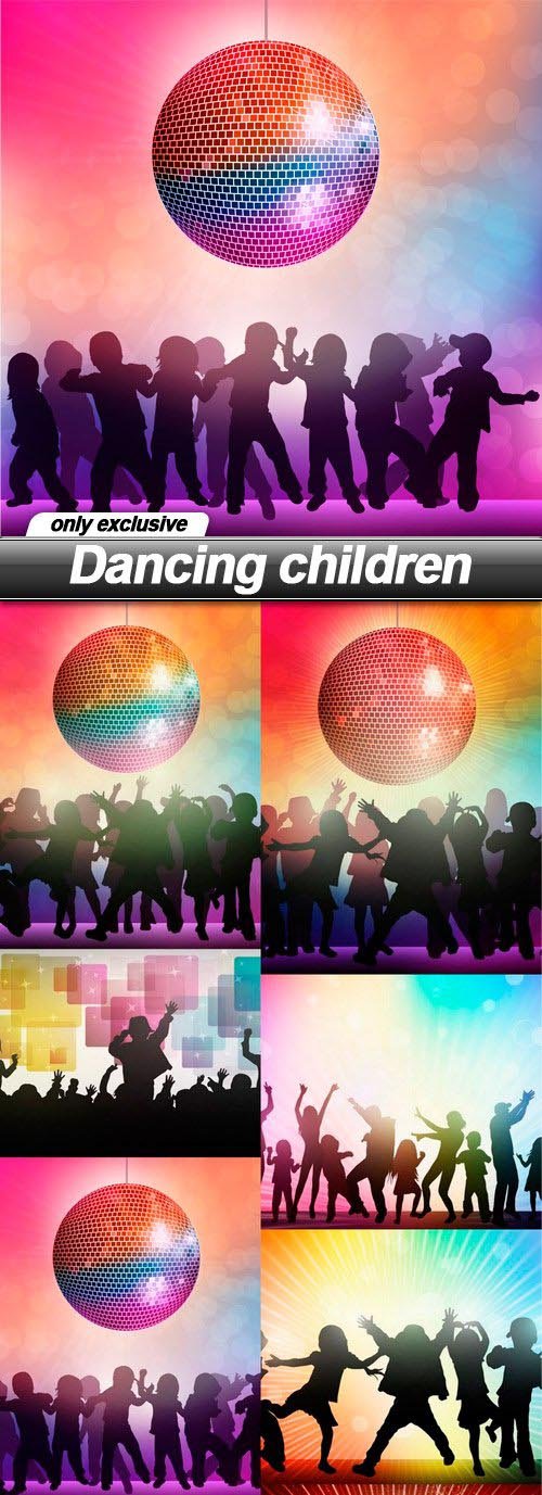 Dancing children - 8 EPS