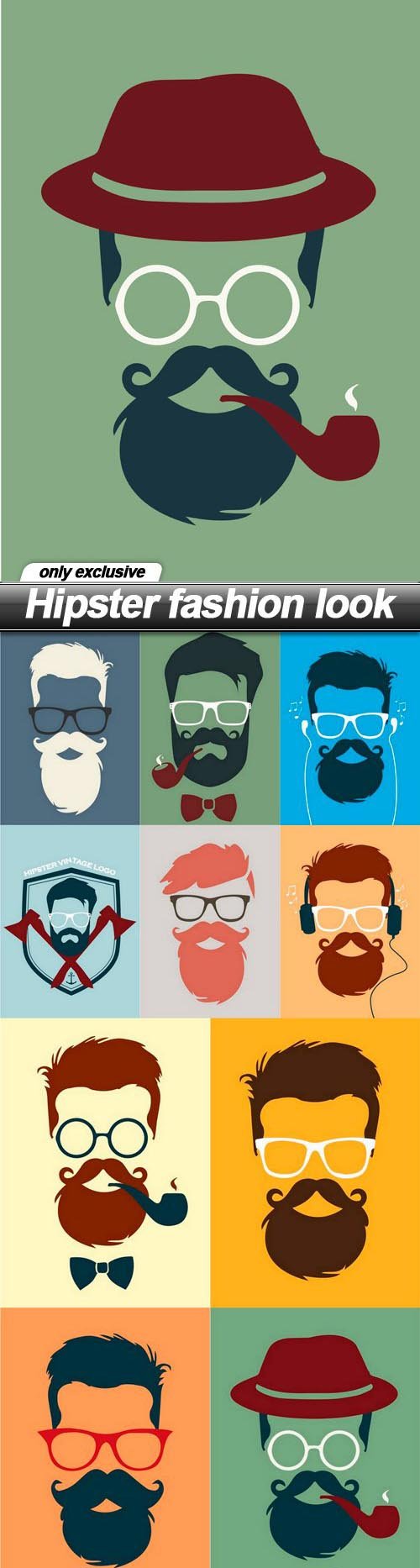 Hipster fashion look - 10 EPS
