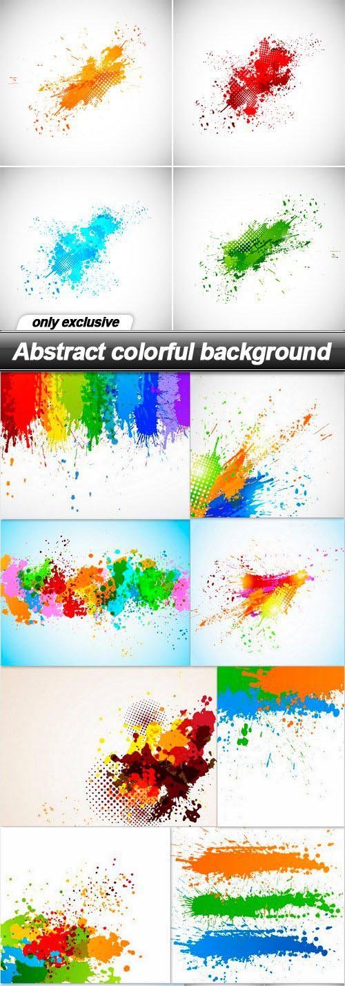 Abstract colorful background - 10 EPS