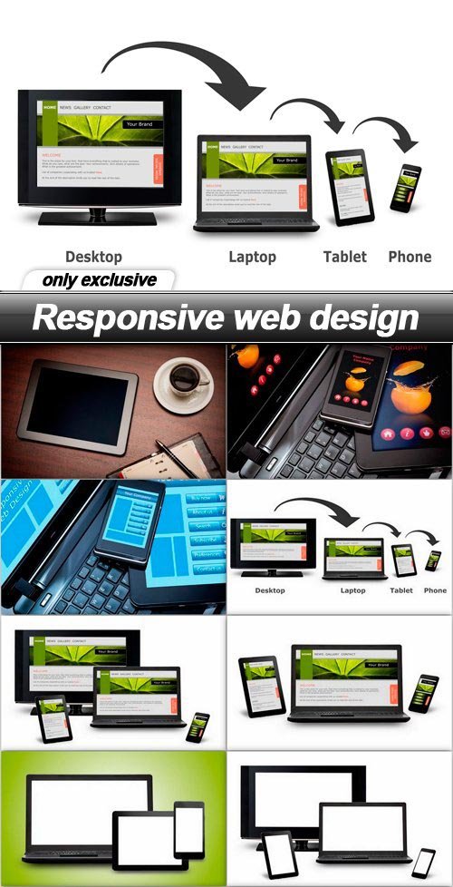 Responsive web design - 10 EPS