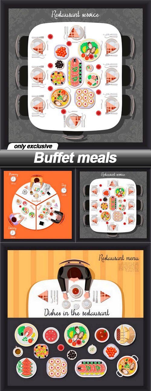 Buffet meals - 5 EPS
