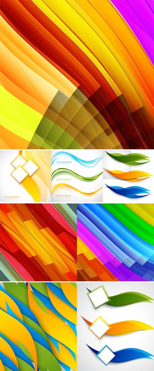 Stock: Vector abstract background design wavy