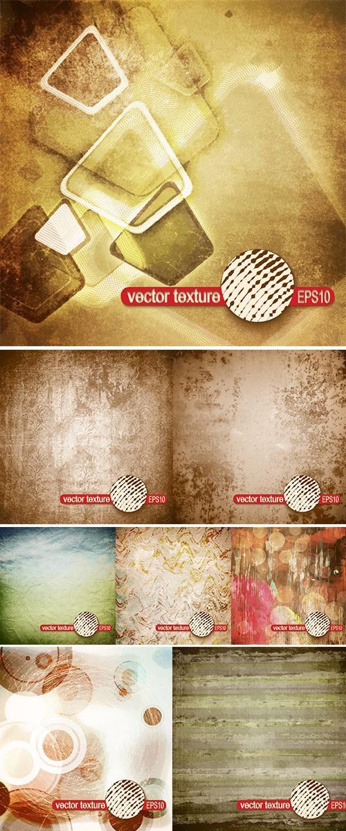 Vector Stock Grunge Scratch Texture, Vintage Stamp Vector Background
