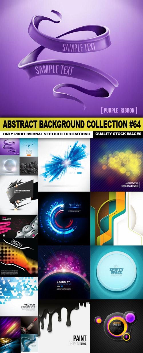 Abstract Background Collection #64 - 20 Vector