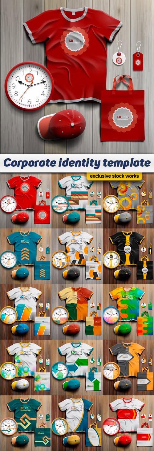 Corporate identity template - 15 EPS