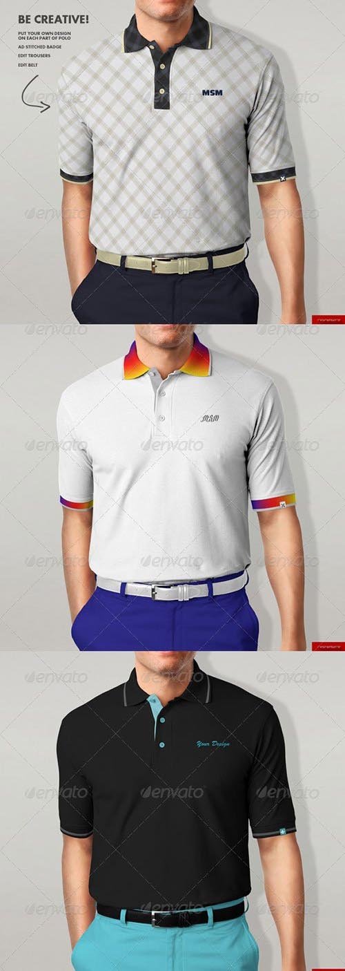 GraphicRiver - Polo Shirt Mock-up 7245899