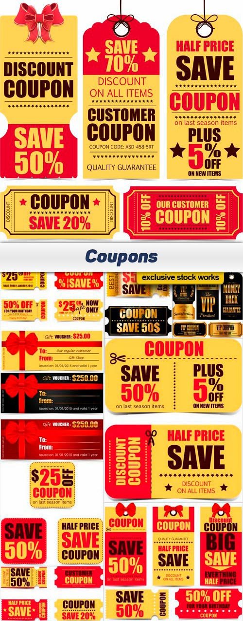 Coupons - 15 EPS