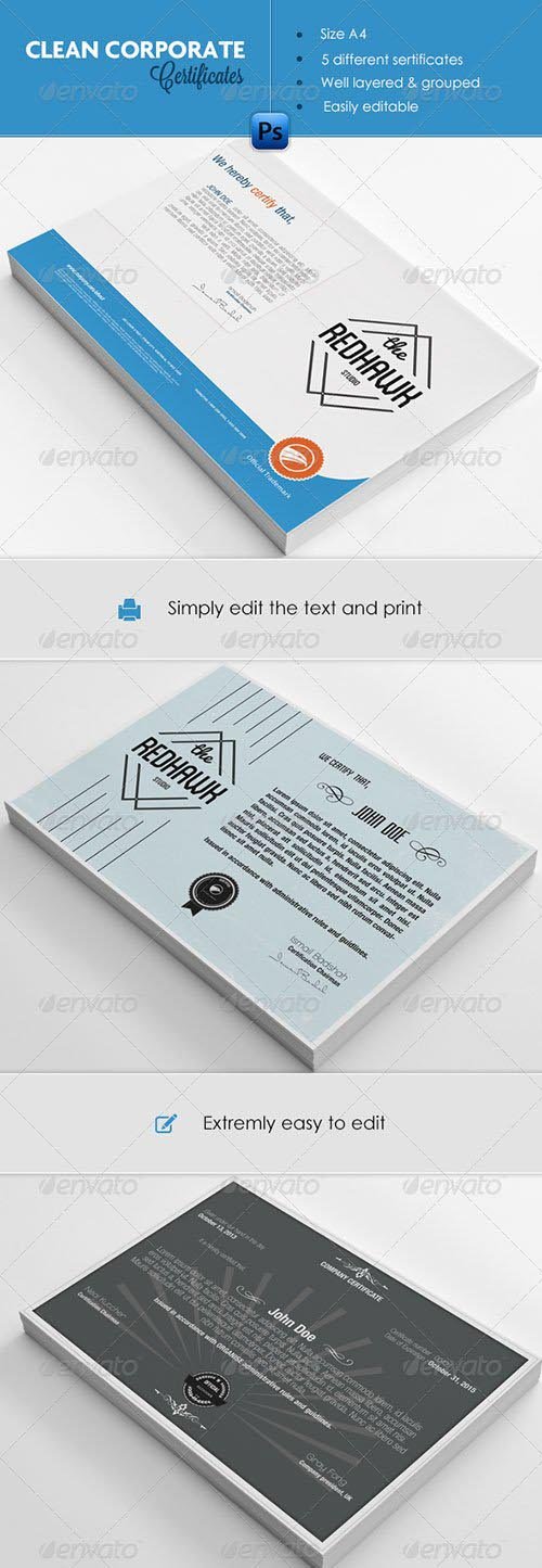 GraphicRiver - Certificate Pack 4895014