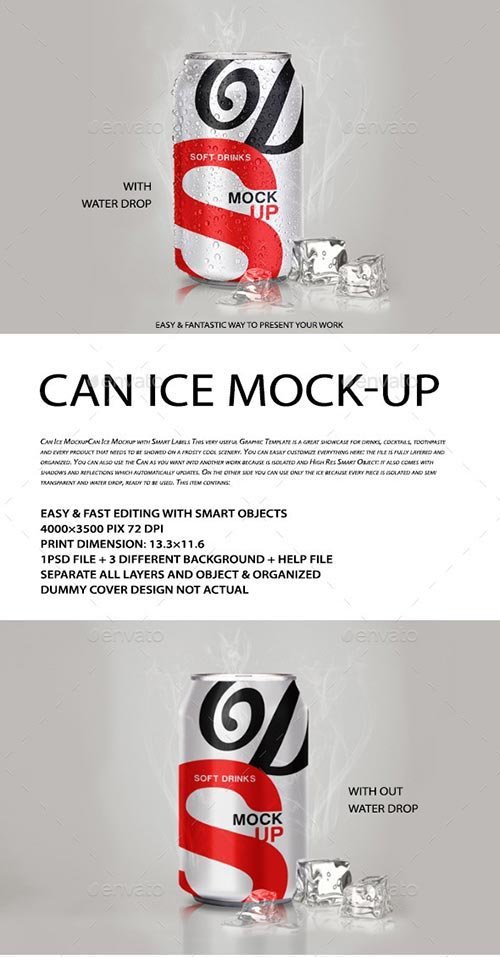 GraphicRiver - Can Ice Mock-Up 6365042