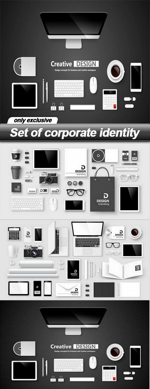 Set of corporate identity - 6 EPS