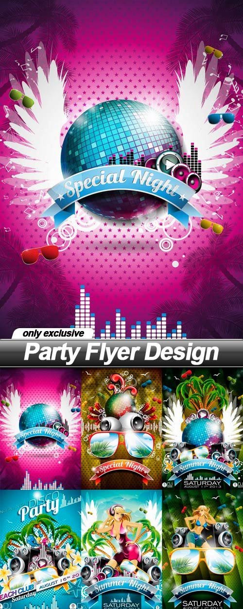 Party Flyer Design - 15 EPS