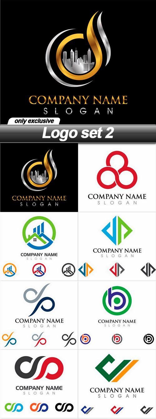 Logo set 2 - 10 EPS