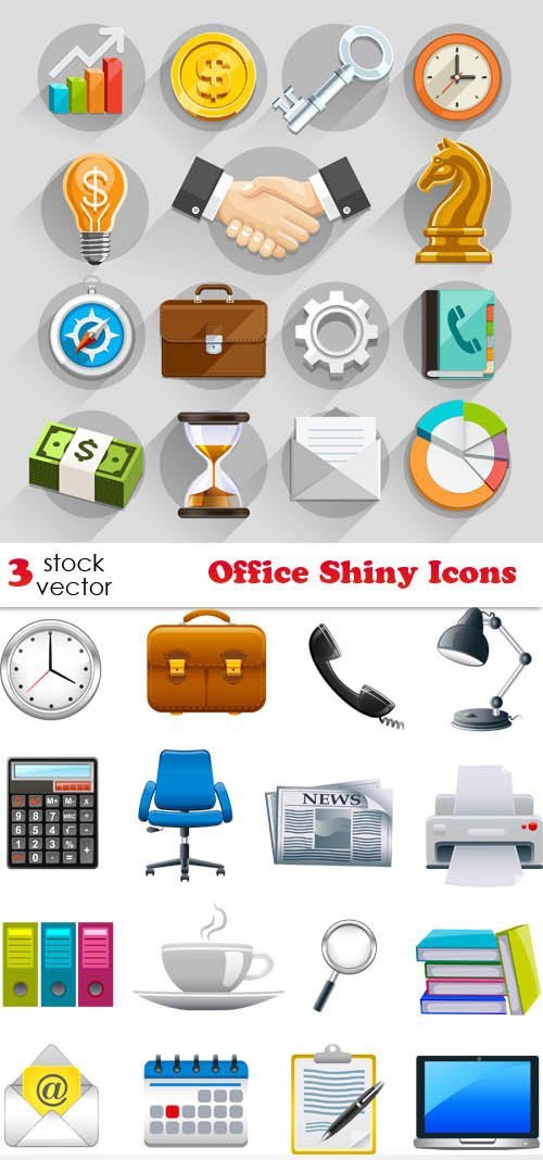Vectors - Office Shiny Icons