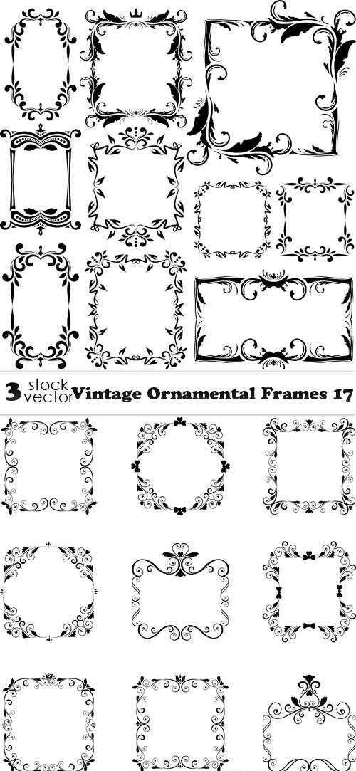 Vectors - Vintage Ornamental Frames 17