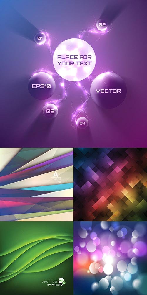 Collection of Vector Abstract Backgrounds 116