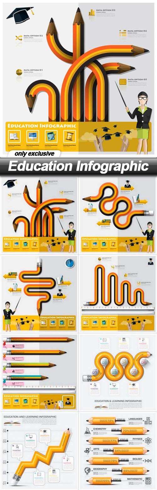 Education Infographic - 10 EPS