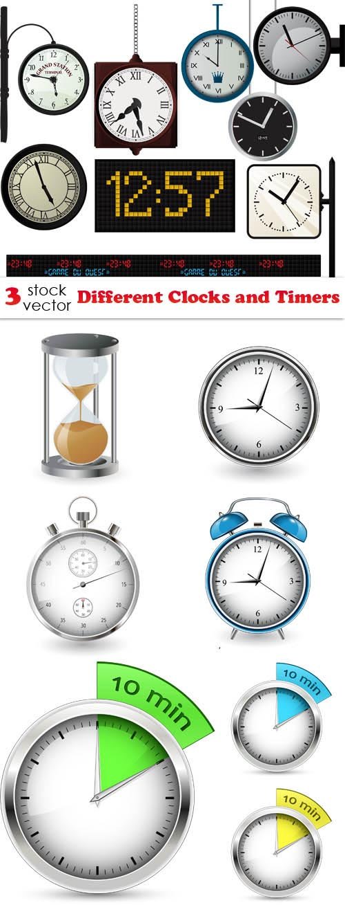 Vectors - Different Clocks and Timers