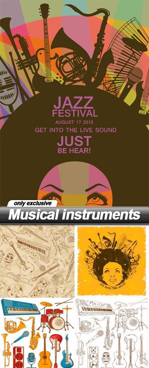 Musical instruments - 15 EPS